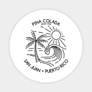 Pina Colada - 1954 - Liquid sunshine Magnet